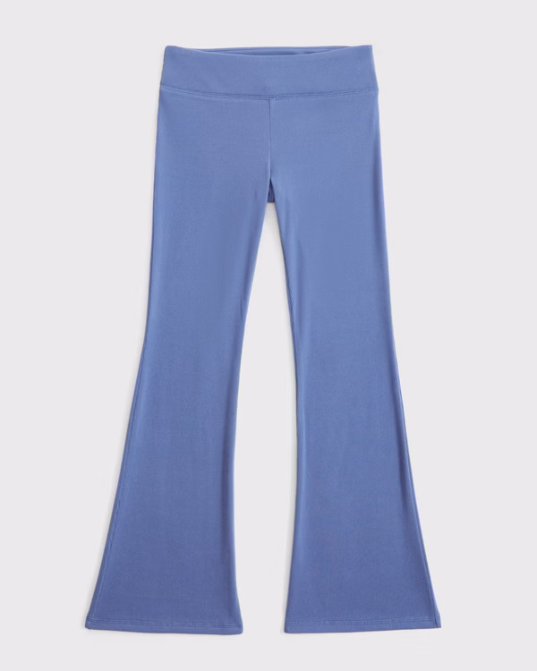 girls rib knit low rise flare leggings | girls new arrivals | Abercrombie.com | Abercrombie & Fitch (US)