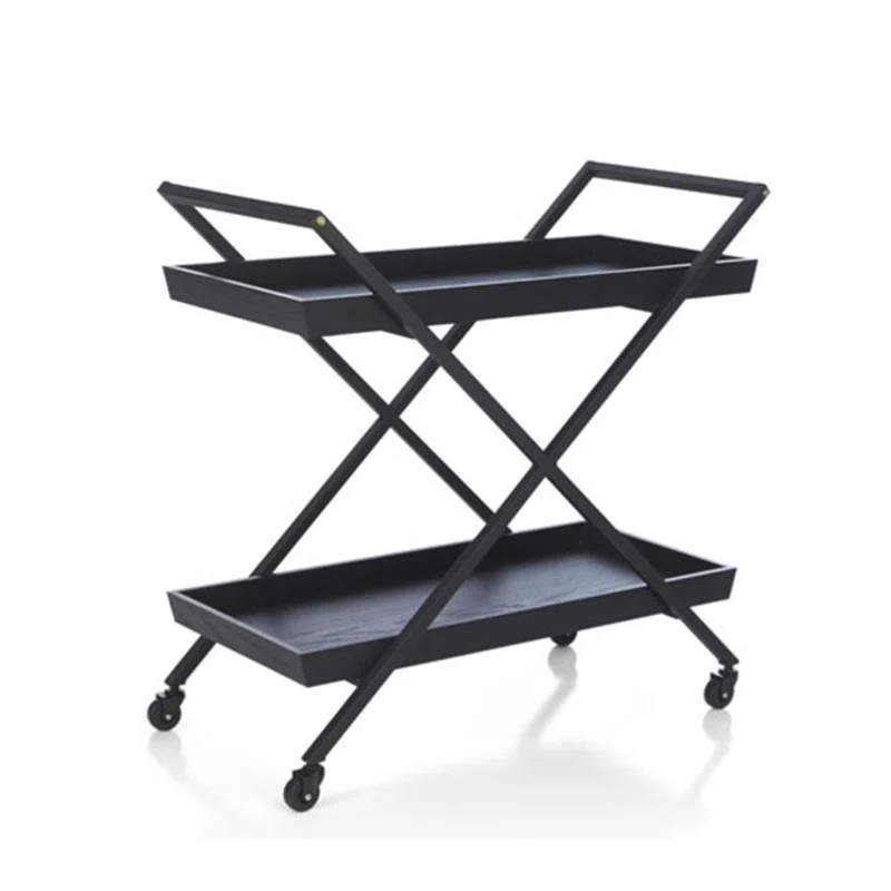 Seabolt Wood Bar Cart | Wayfair North America
