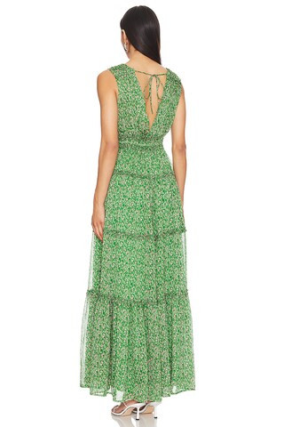 Edessa Dress in Green Pink Floral | Revolve Clothing (Global)