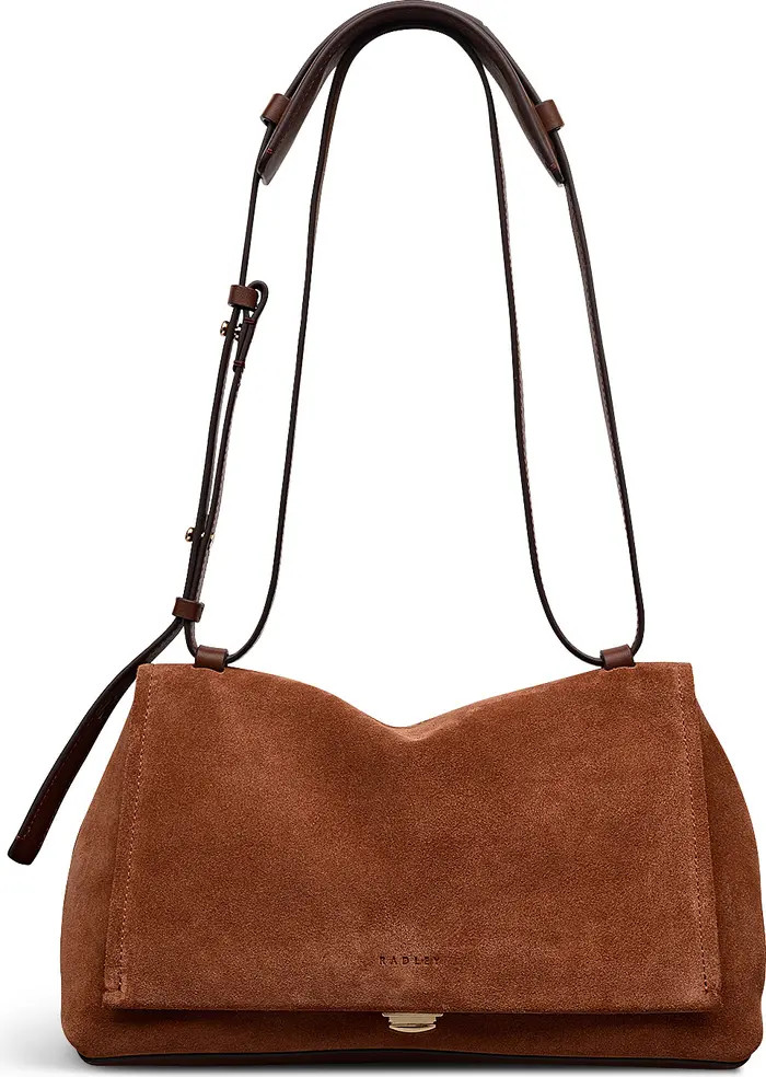 Radley Mercer Street - Suede Medium Flapover Shoulder Bag | Nordstrom | Nordstrom