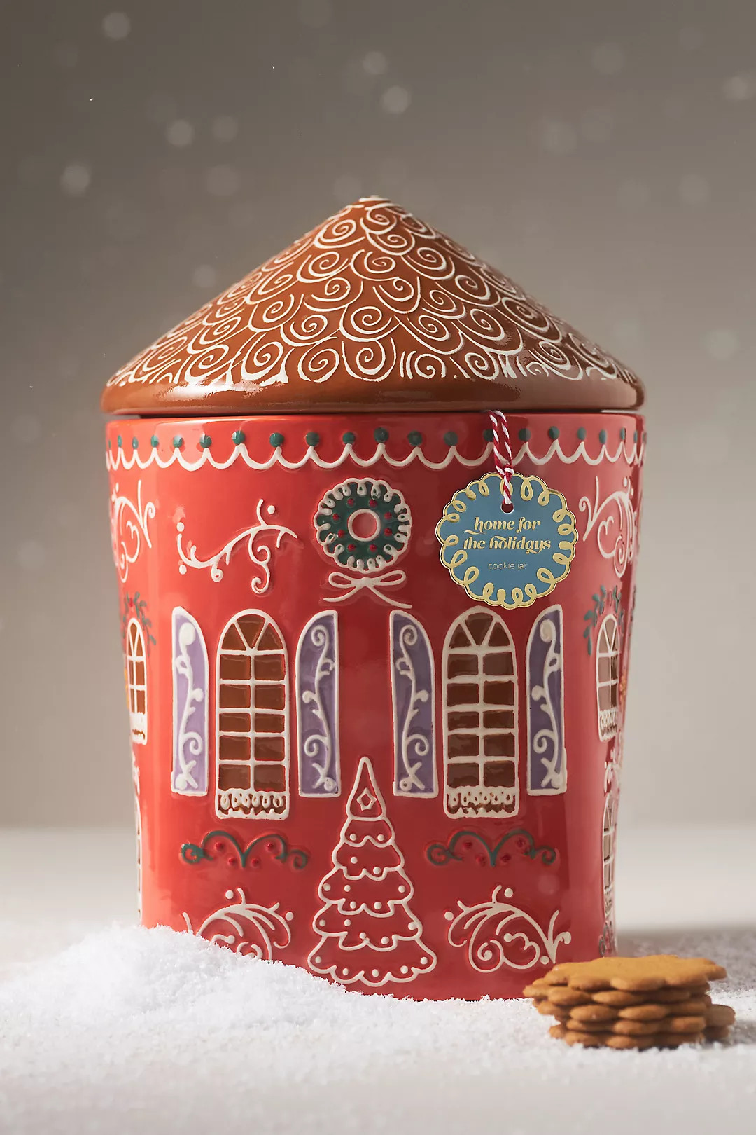 Ginger Stoneware Cookie Jar | Anthropologie (US)