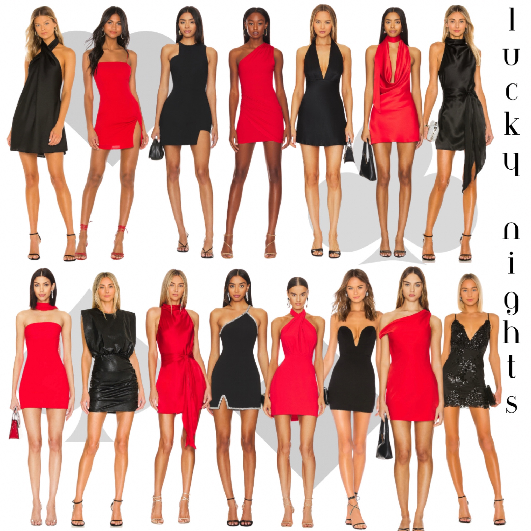 Lucky night!! Casino themed date party outfit ideas from revolve!!♠️diamond

#LTKParties #LTKStyleTip #LTKSeasonal