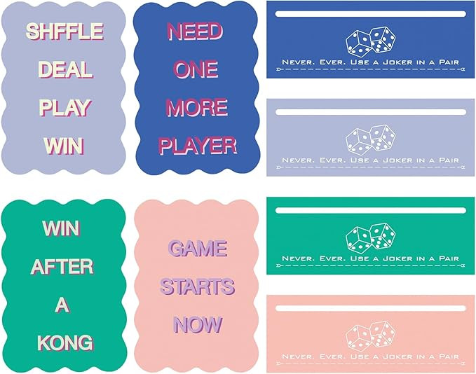 4 Pcs Mahjong Mixer Shufflers and 4pcs Card Line Finder,Thickened PVC Mahjong Accessories and Gif... | Amazon (US)