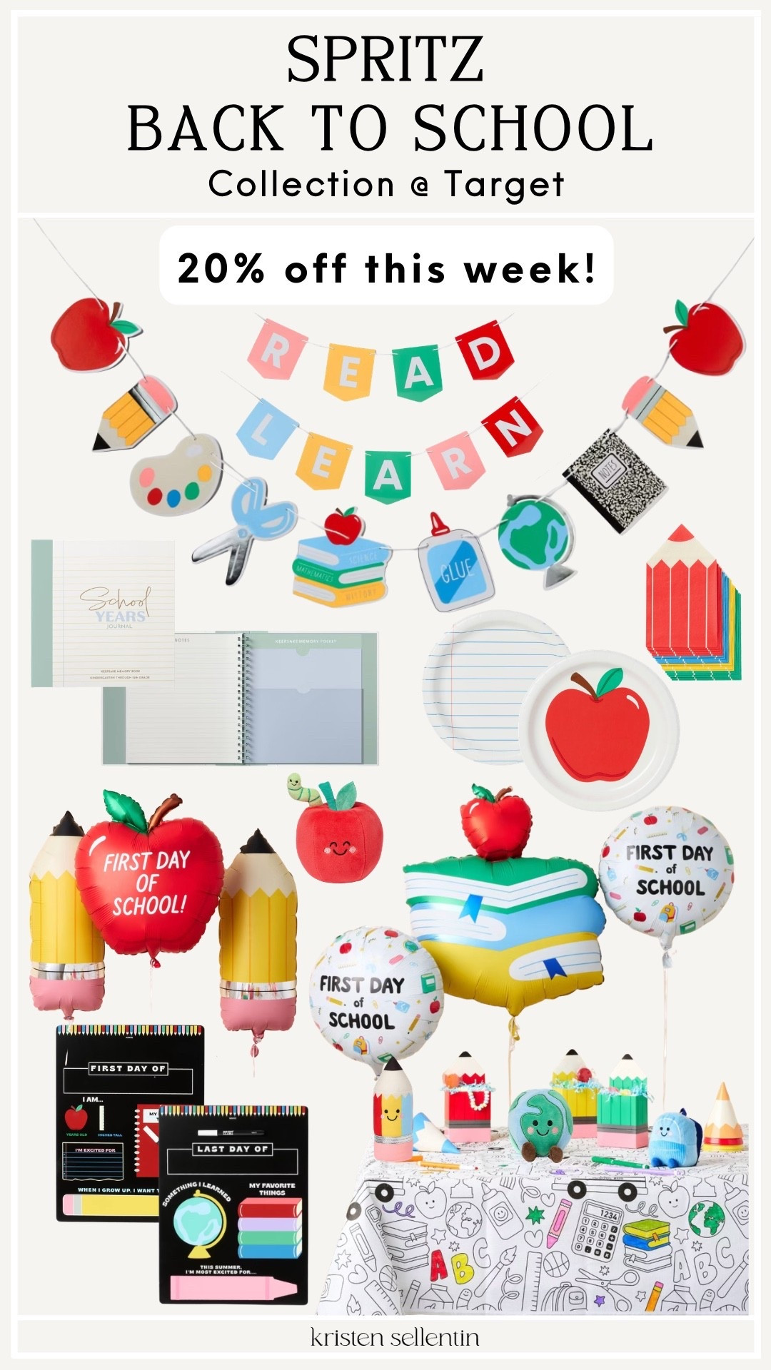 Spritz Back to School Collection is 20% off this week! Grab what you need to celebrate going back to school!

#LTKmomlife #LTKSeasonal #LTKKids