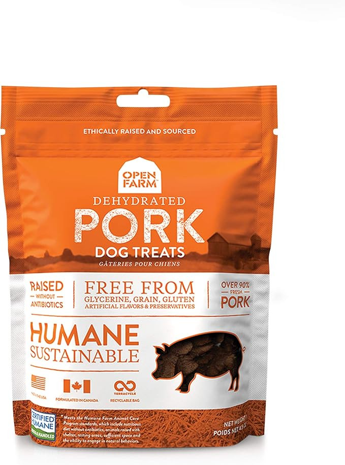 Open Farm Dehydrated Grain-Free Dog Treats, Gently Cooked Recipe with Natural Simple Ingredients and | Amazon (US)