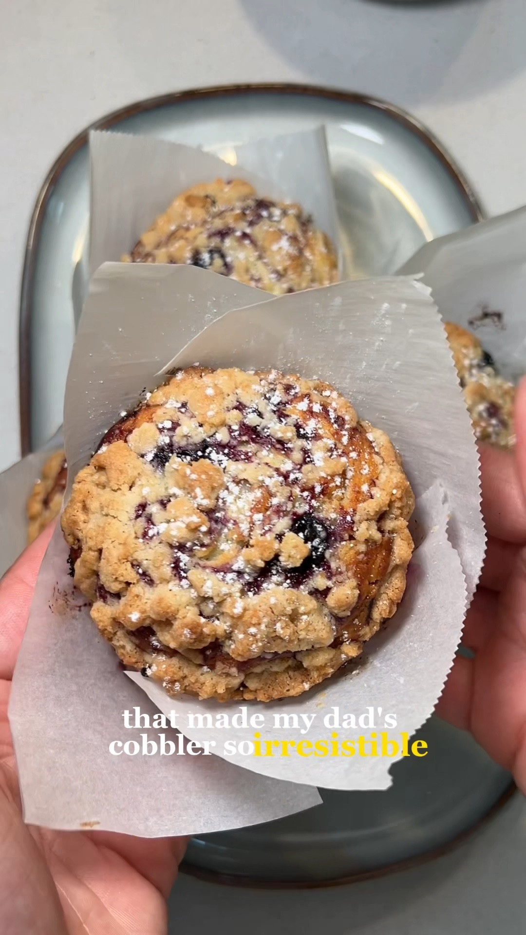 Berry Cobbler Muffins and ode to my childhood! 