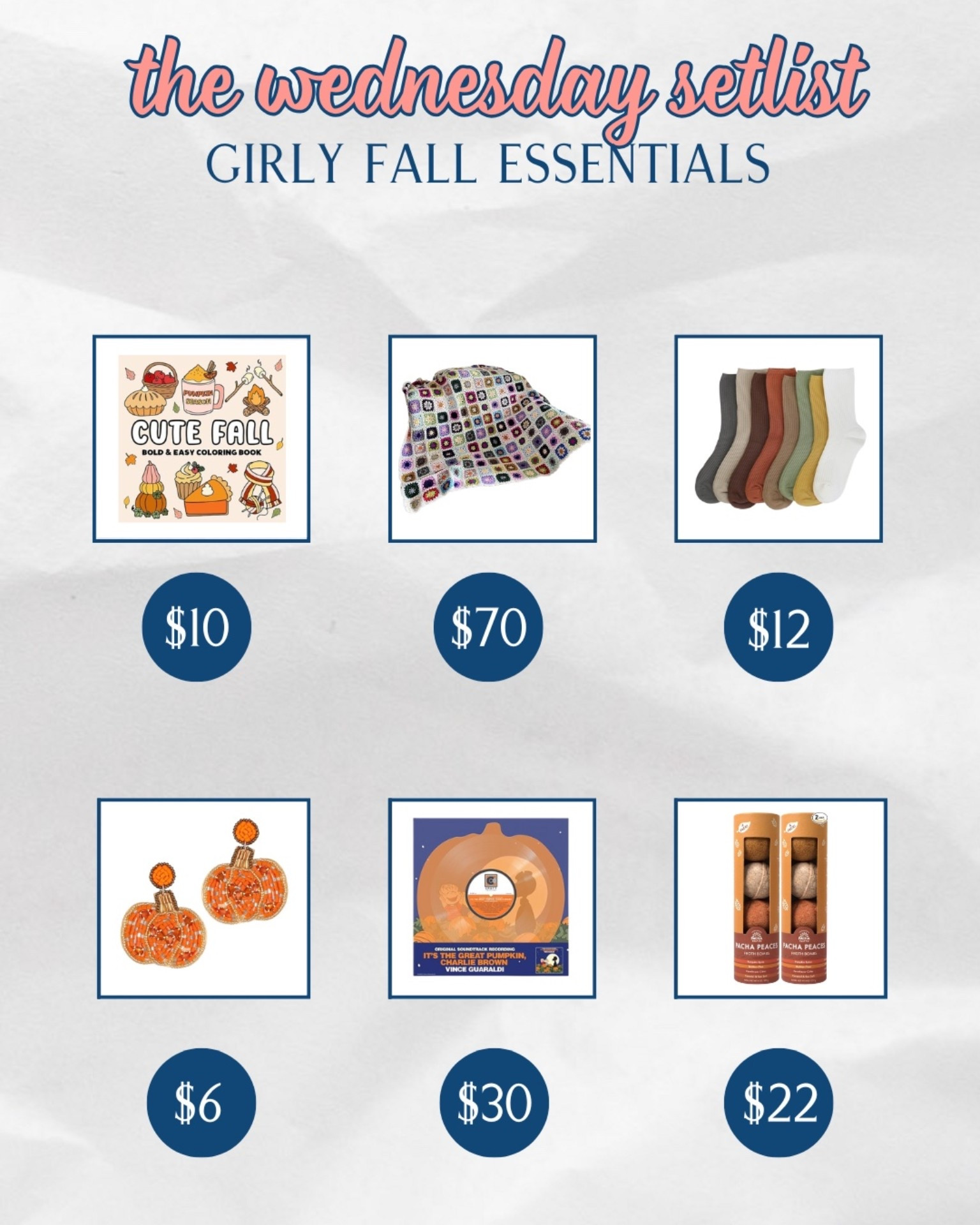 The Wednesday Set-list week of September 1st. Girly Fall Essentials

#LTKFindsUnder100 #LTKSeasonal