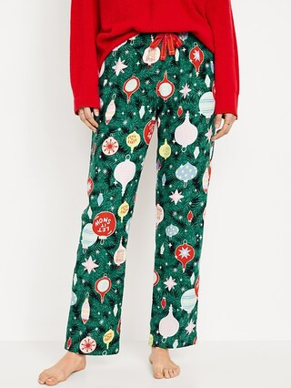 Mid-Rise Flannel Pajama Pants for Women | Old Navy (US)