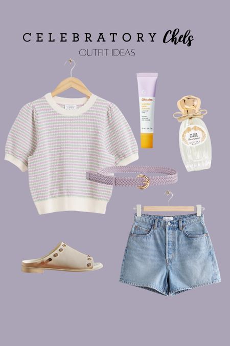 Glossier balm dotcom
Striped top
High-waisted shorts
Statement sandals
Perfume
Spring outfit
Spring style
Casual look 

#LTKbeauty #LTKSeasonal #LTKstyletip