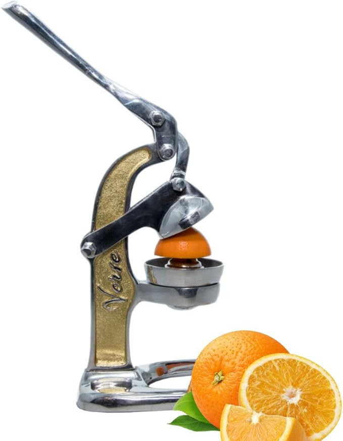 Artisan Crafted Cast Aluminum Professional Grade Manual Hand Press Juicer For Fresh Squeezed Oran... | Amazon (US)