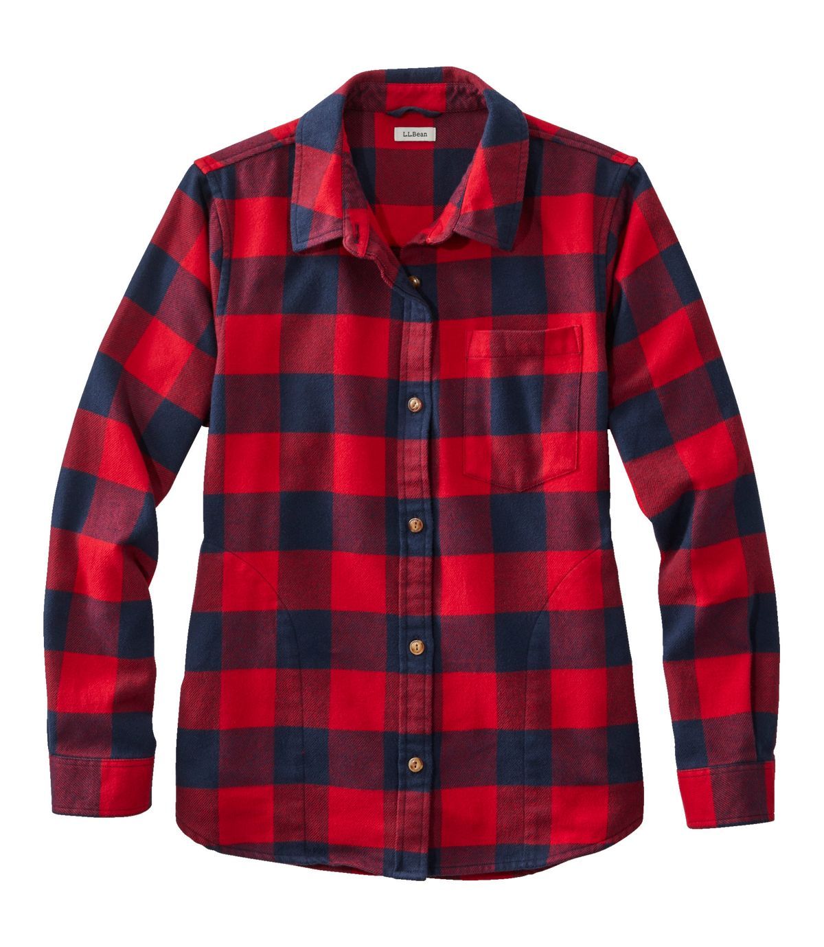 Women's Soft-Brushed Flannel Shirt | L.L. Bean