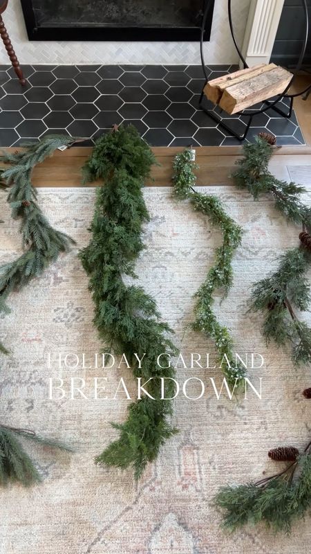 Holiday garland breakdown! The Norfolk pine is currently in stock at Afloral, Amazon, and Kirkland’s. It’s exactly the same from all 3 retailers. Shop it out! The prelit option is only available at Kirkland’s though. There is also a 15 foot option I will link, but I only own the 5 foot size.  For reference, I used four 5 foot strands on my mantel with 2 strands of seeded eucalyptus, and a few fern picks as extra filler. And I used two afloral cedar garlands on my primrose mirror. I would not, and I cannot stress this enough, wait too long on purchasing garland. These will sell out! 

EDIT TO ADD: if the prelit version is out of stock, consider adding your own lights to the non prelit version. I linked my favorites here. 

#LTKhome #LTKHoliday #LTKSeasonal