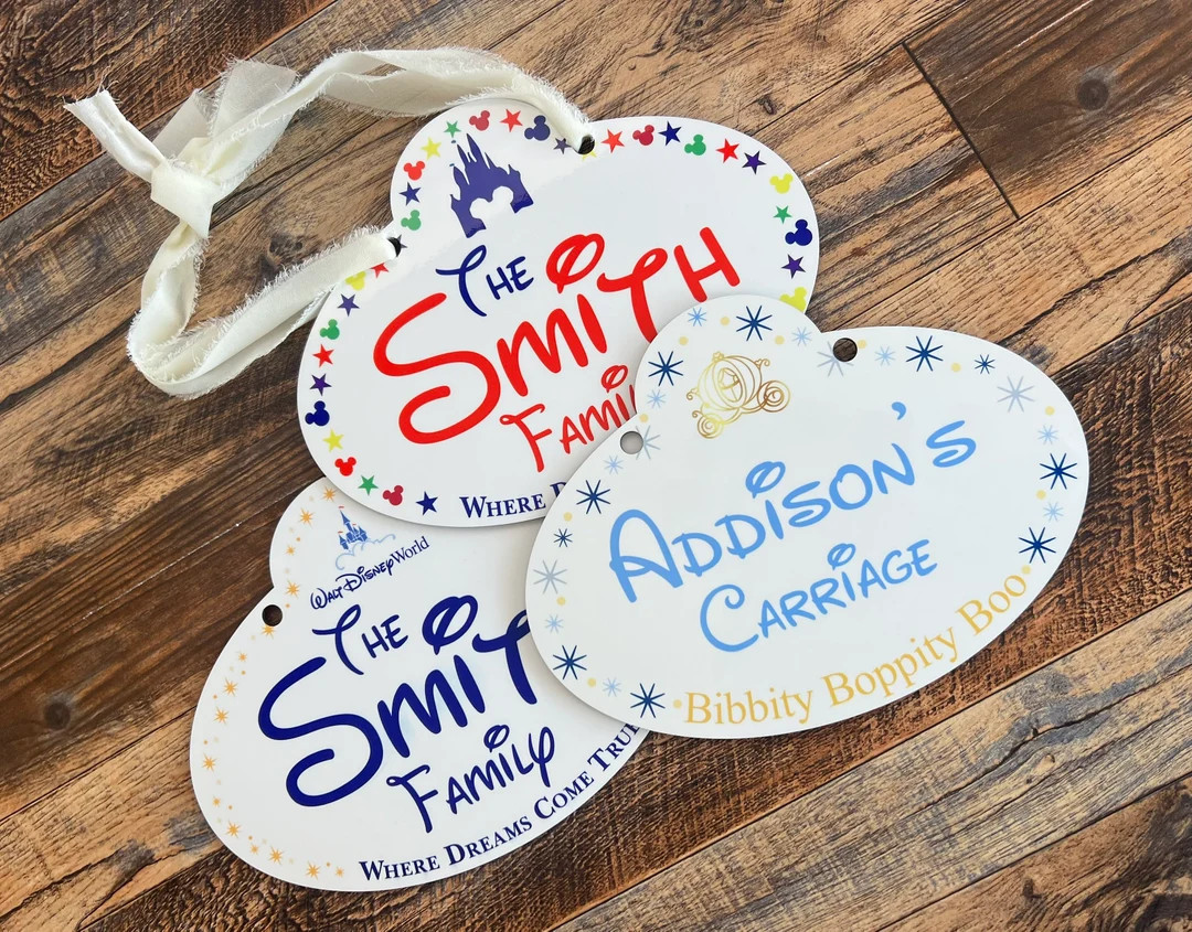 Disney Stroller Sign, Stroller Spotter, Wheelchair Disney Sign, Disney Family Tag, Stroller Tag, ... | Etsy (US)