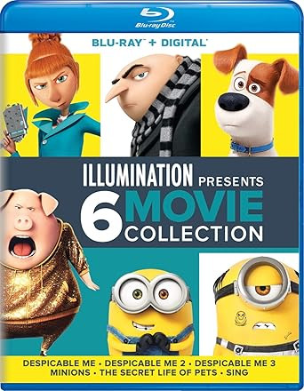 Illumination Presents: 6-Movie Collection (Despicable Me / Despicable Me 2 / Despicable Me 3 / Mi... | Amazon (US)