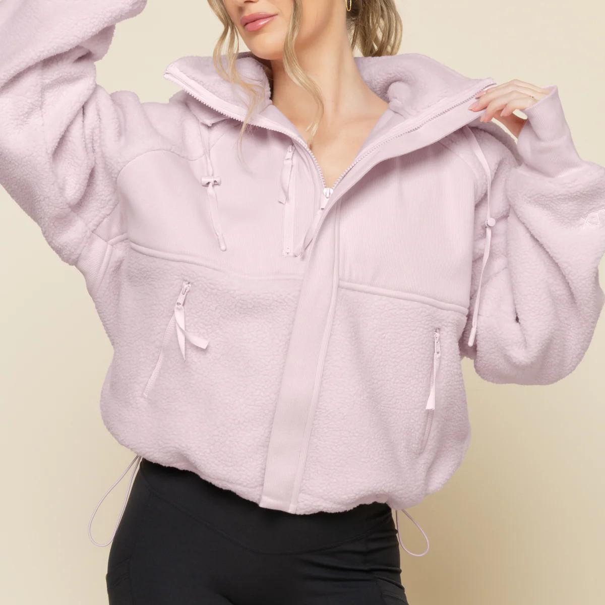 Find Your Inner Fleece Jacket - Soft Lilac | POPFLEX