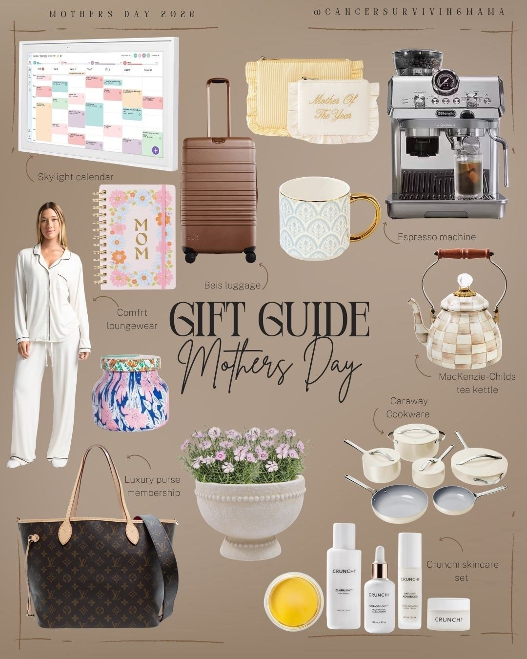 Mother’s Day Gift Guide! All the best gift ideas for moms for 2026✨ from affordable to big gift 🎁

This is for all the husbands, boyfriends & more that don’t know what to get your kids mom for Mother’s Day but want to treat her 🫶

gift guide | gift guide for her | mom gift ideas | gift ideas | mother’s day | mother’s day 2026 | gifts for mom | mothers day | best sellers | trending gifts | amazon | walmart | target | best finds | mama | mommy’s day | mom finds | skincare | cookware | espresso machine | skylight calendar | travel | luxury purse 

@Vivrelle 
@Crunchi 
@beistravel 
@Caraway 


#LTKmomlife #LTKMothersDay #LTKSeasonal