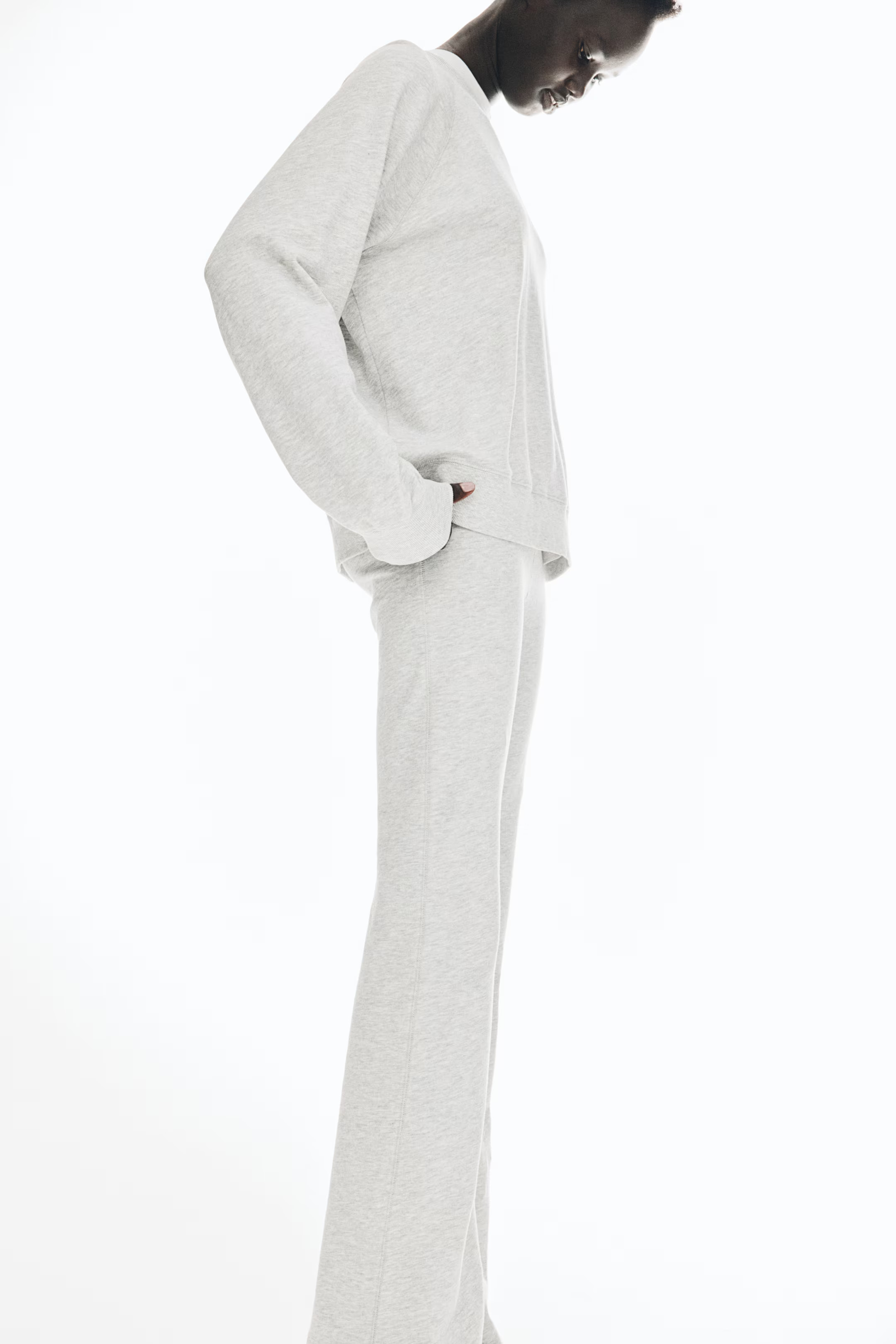 Sweatshirt - Light gray melange - Ladies | H&M US | H&M (US + CA)