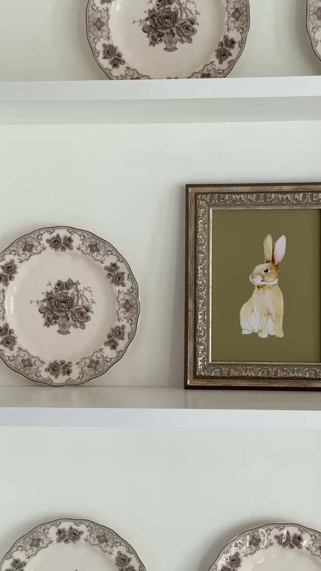 Bunny art work.  Listed some similar. 

#LTKHome