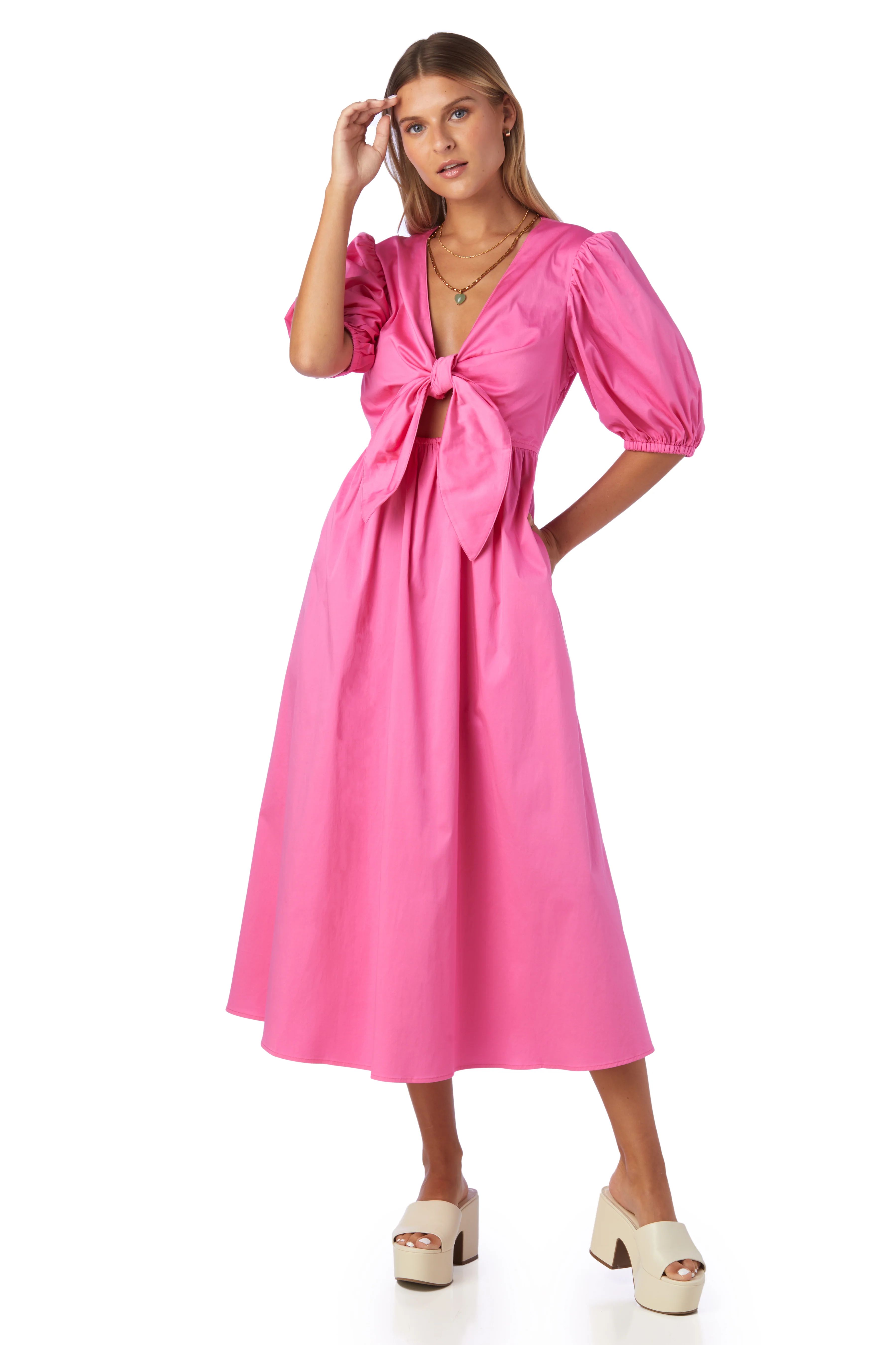 Emilie Dress in Tickled Pink - CROSBY by Mollie Burch | CROSBY by Mollie Burch
