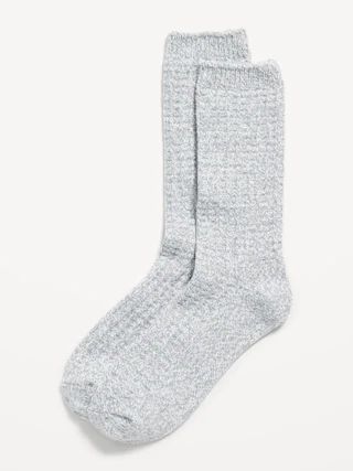 Cozy Marled Waffle-Knit Socks for Women | Old Navy (CA)
