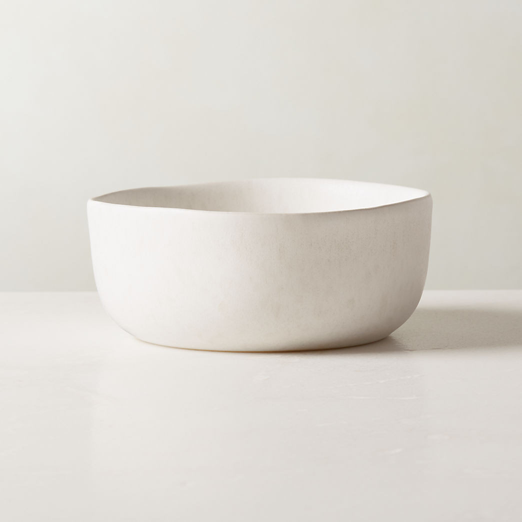 Drift Modern White Soup/Cereal Bowl + Reviews | CB2 | CB2