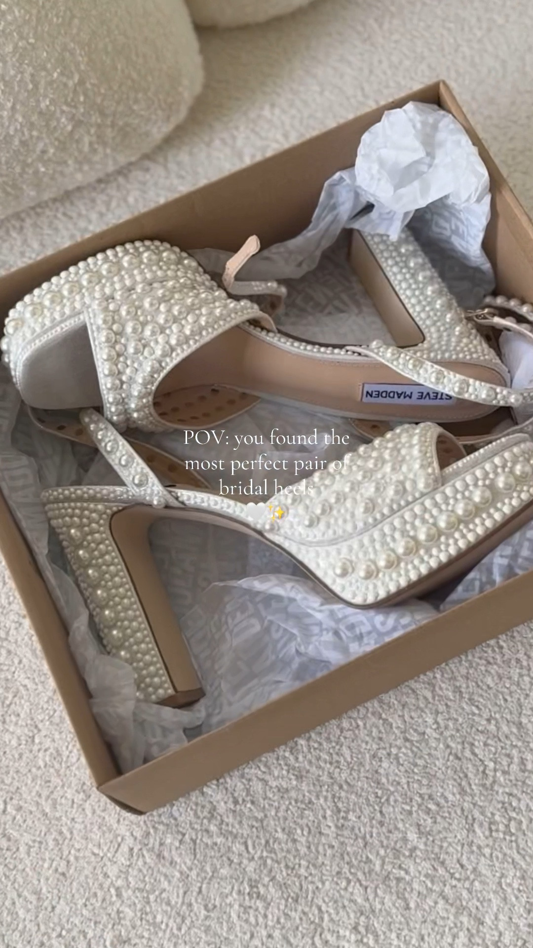 Obsessed with these bridal heels from Steve Madden! Cannot wait to wear these on my bachelorette, rehearsal, and even reception!! 

#LTKWatchNow #LTKWedding #LTKShoeCrush