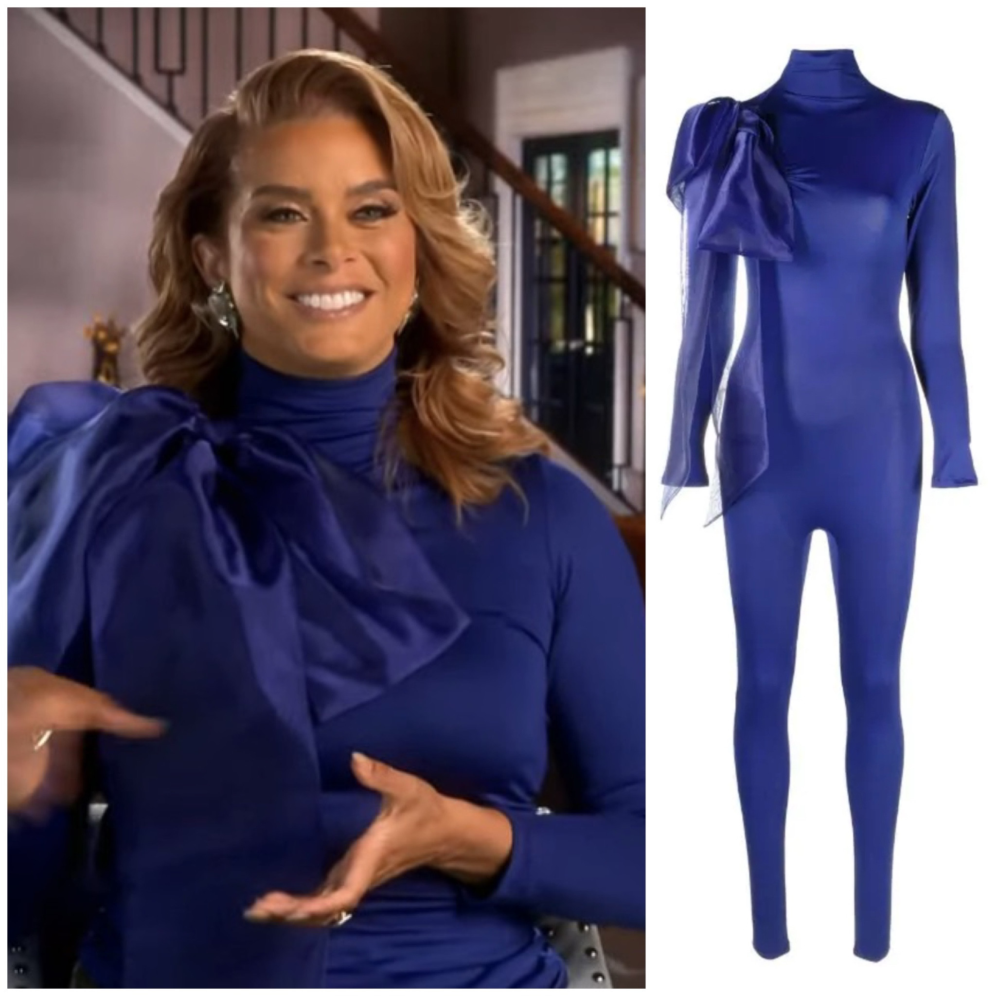 Robyn Dixon’s Cobalt Bow Confessional Jumpsuit