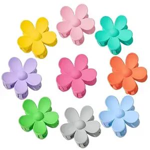 9 PCS Large Flower Hair Clips Cute Flower Clips for Hair Accessories Hair Claw Clips Flower Shape... | Amazon (US)