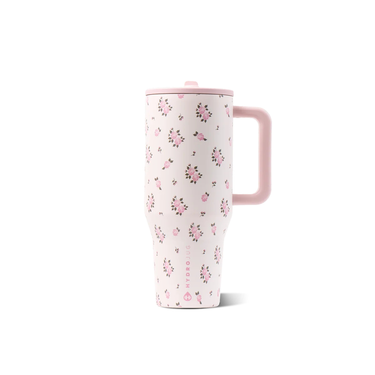 HydroJug | HydroJug Traveler 32oz | Insulated Tumbler with Handle \u2013 Wildrose | HydroJug