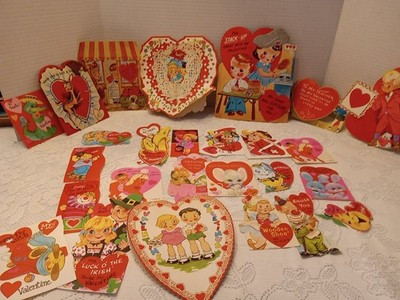 25 Vintage Valentines 1940s-70s -lot 21/ 1 Unmarked, Unused | eBay US