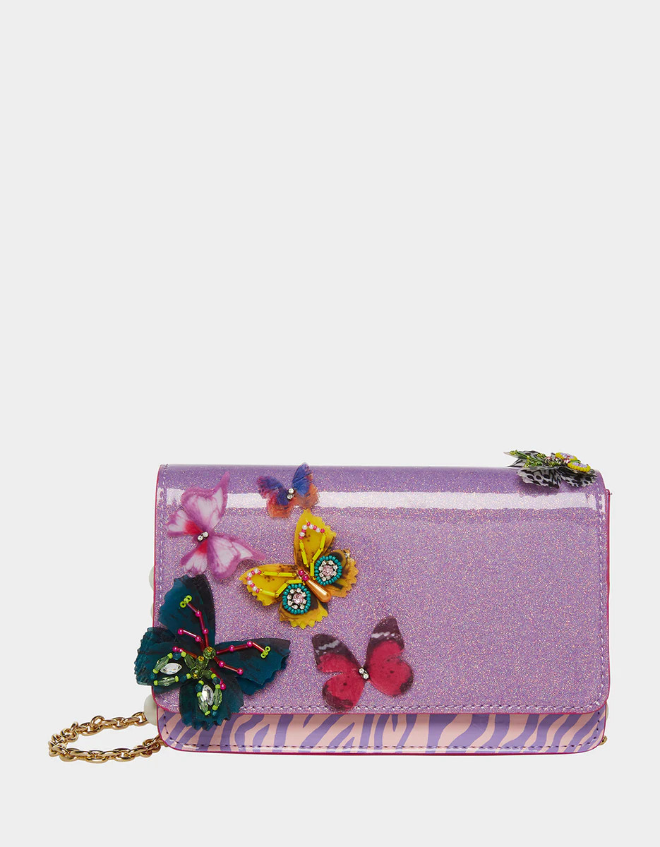 BUTTERFLY BAG LAVENDER | Betsey Johnson