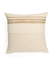 22x22 Handmade Cotton And Wool Pillow | Home | T.J.Maxx | TJ Maxx