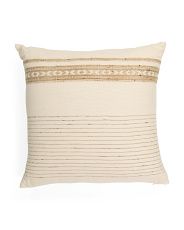 22x22 Handmade Cotton And Wool Pillow | Home | T.J.Maxx | TJ Maxx