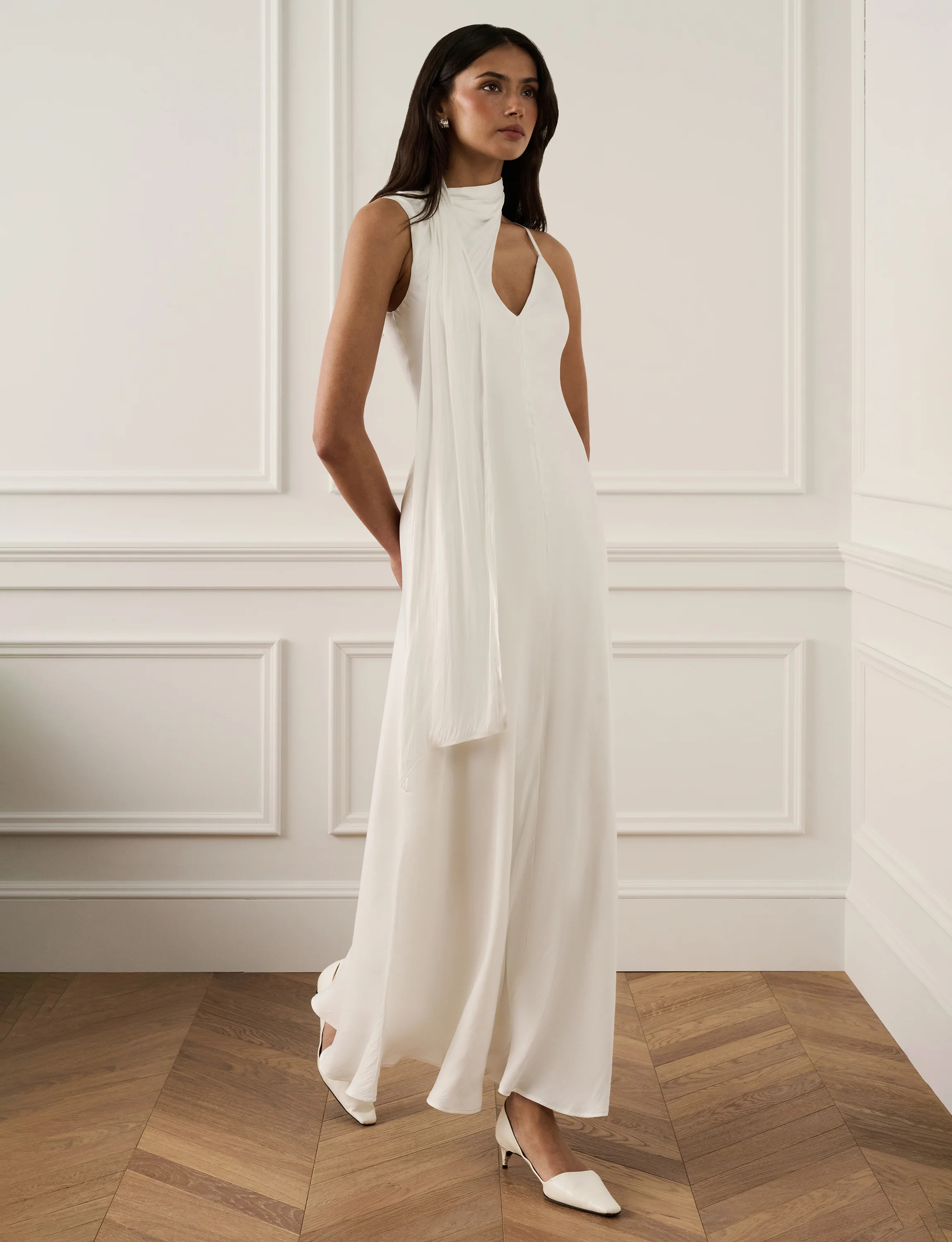 Wrap Neck Slip Dress | We Wore What