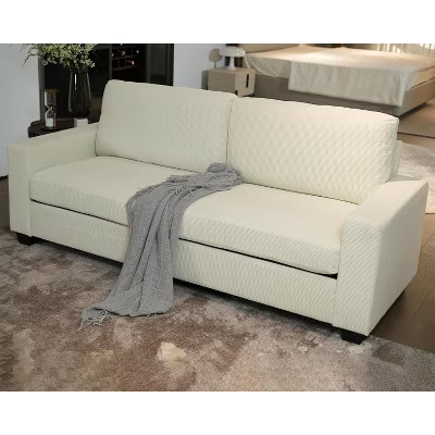 COZONY Modern Corduroy Sofa, Plush Cloud Couch with Deep Seats and Wide Armrests for Living Room | Target