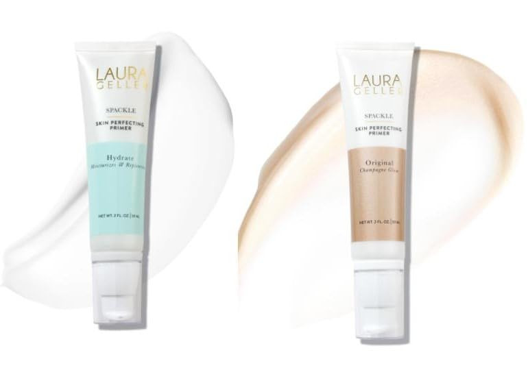 LAURA GELLER NEW YORK Spackle Duo: Spackle Super-Size Skin Perfecting Makeup Primer - Hydrate + C... | Amazon (US)