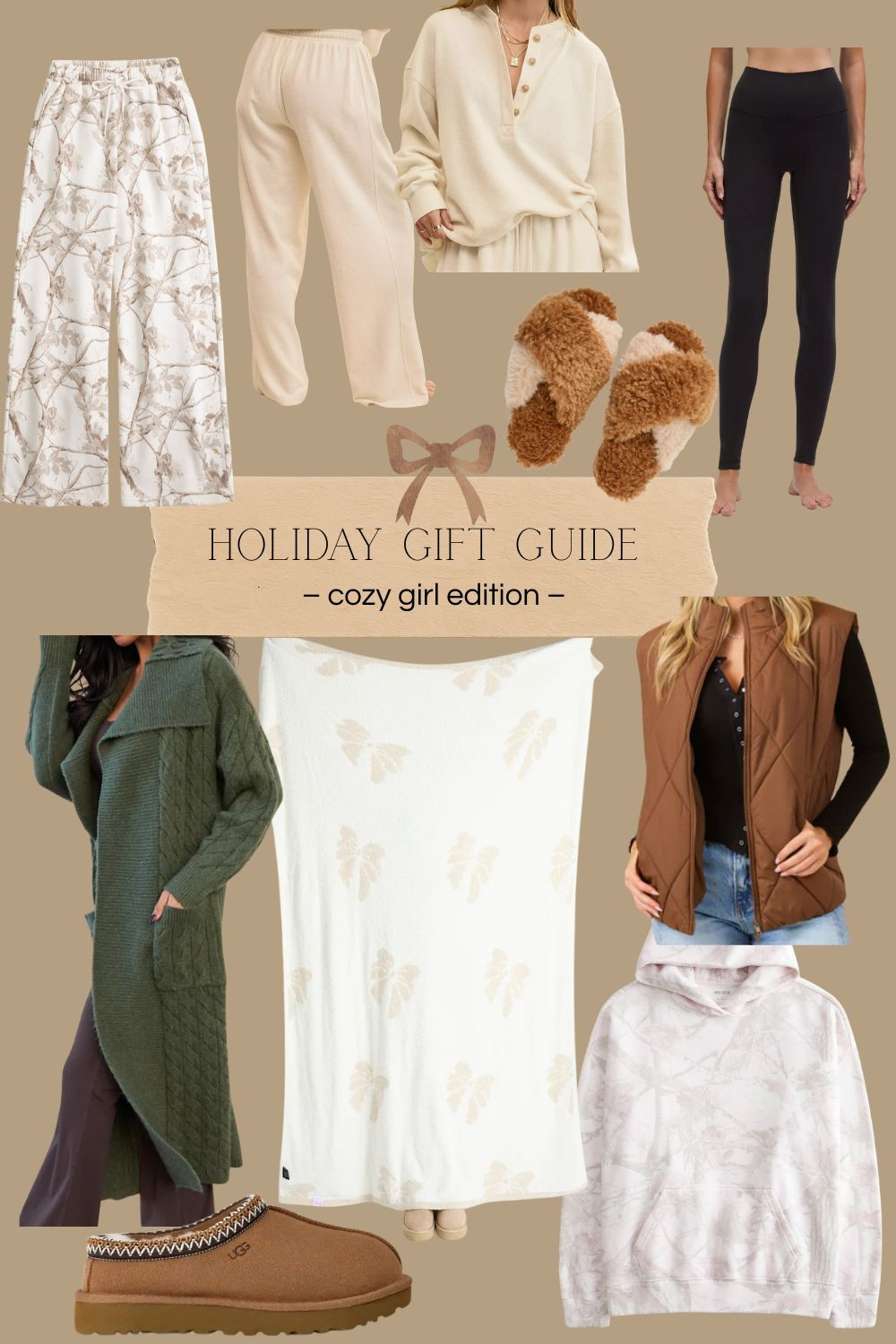 Cozy girl gift guide | slippers + lounge sets + blankets l leggings & vests 

#LTKMidsize #LTKootd #LTKGiftGuide