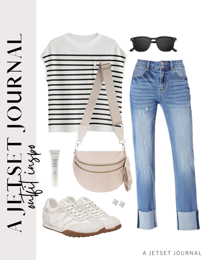 We love this sleeveless front-pocket knit top from LILLUSORY. It goes with these Sidefeel jeans and the FEIBOON crossbody bag. Step into these somiliss walking sneakers and wear these stud earrings before you head out.

#LTKSeasonal #LTKSaleAlert #LTKTravel
 

 