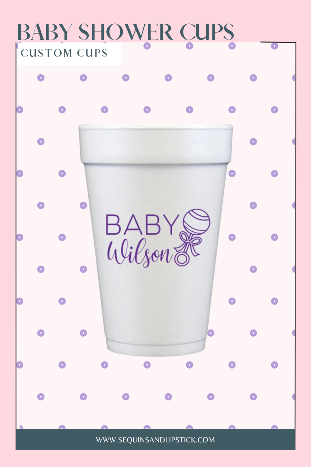 Make your baby shower feel extra special with custom foam cups designed just for your celebration. These personalized cups add an easy, elevated touch while keeping your setup cohesive. 

 #LTKmomlife #LTKSeasonal #LTKBaby