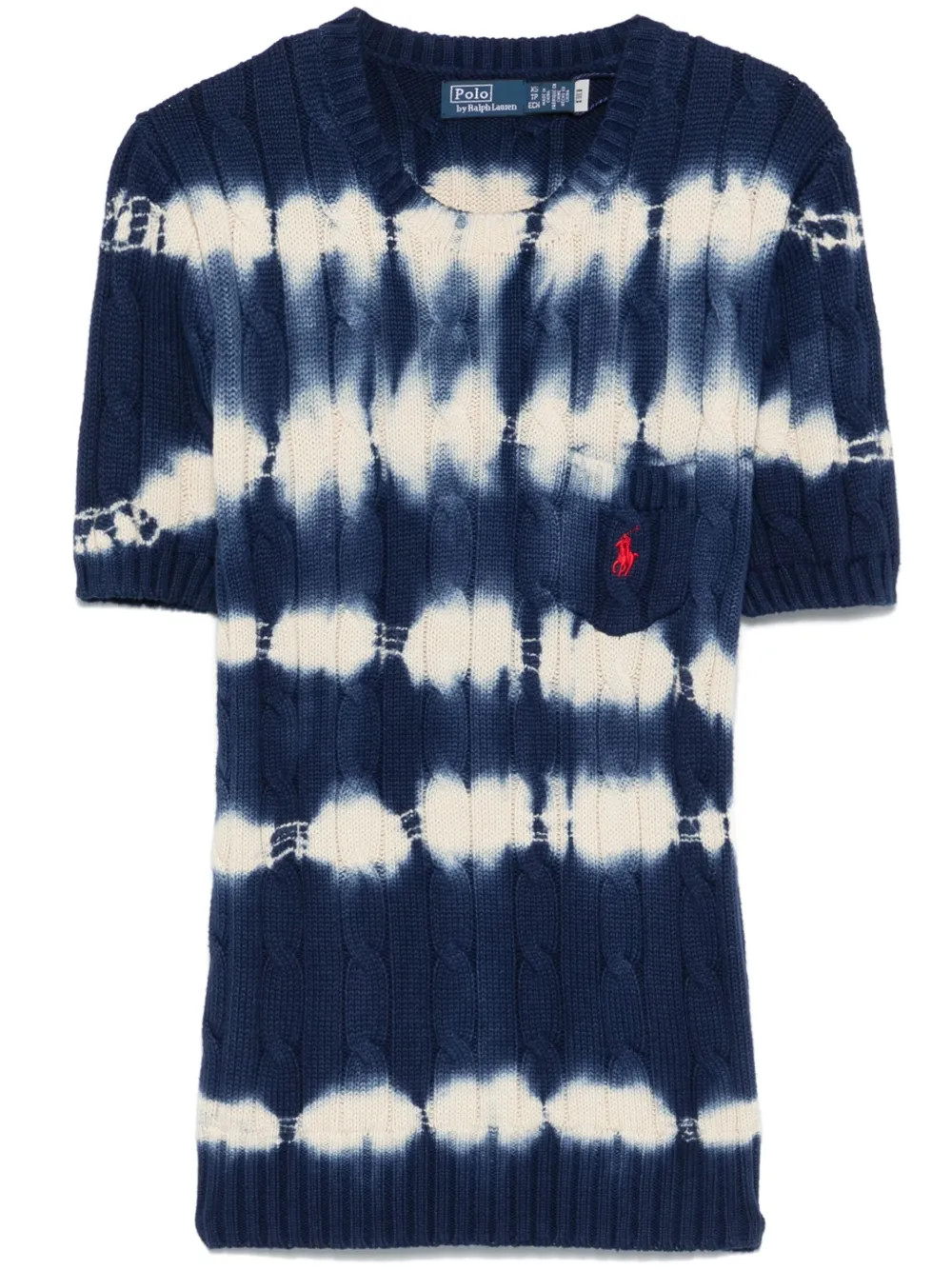 Polo Ralph Lauren cable-knit T-shirt | FARFETCH | Farfetch Global