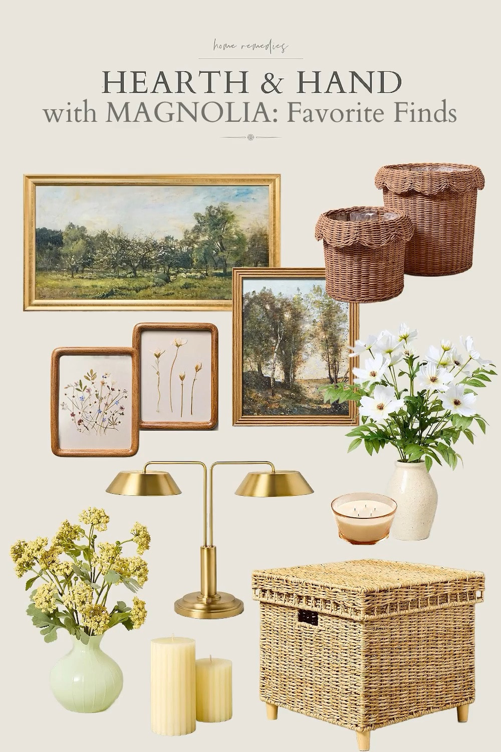 New home decor finds from Hearth & Hand with Magnolia! Just launched today! I love these gorgeous florals!

#LTKHome #LTKWatchNow #LTKStyleTip