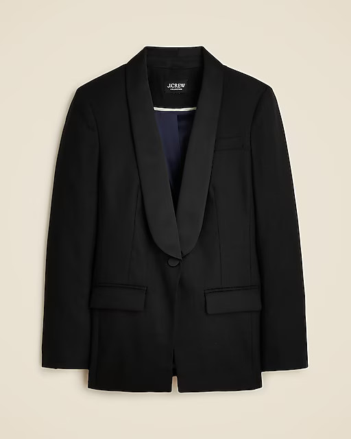 Collection Alexandra shawl-collar blazer in stretch linen blend | J. Crew US