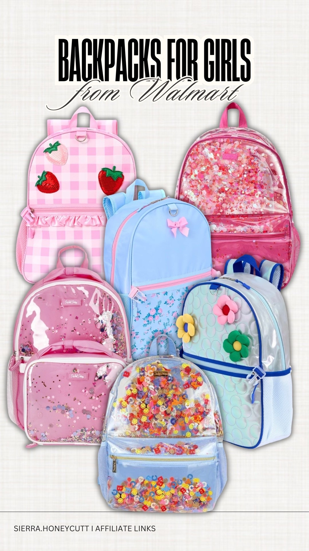 Found the cutest + affordable backpacks at Walmart! 

Packed party, girls, glitter, patterned, kids, mom favorites girly pink blue Walmart

#LTKmomlife #LTKKids #LTKSeasonal