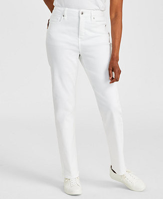 Women's High Rise Straight-Leg Jeans, Regular, Short and Long Lengths | Macy's
