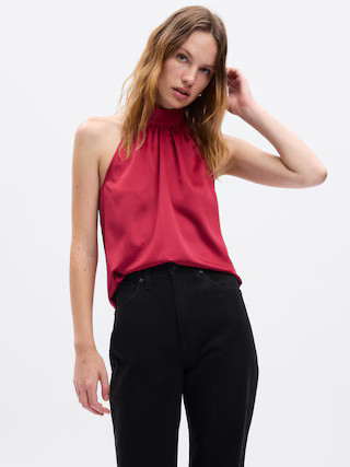 Satin Halter Top | Gap (US)