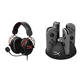 HyperX Cloud Alpha Gaming Headset and HyperX ChargePlay Quad - Joy-Con Charger for Nintendo Switch | Amazon (US)