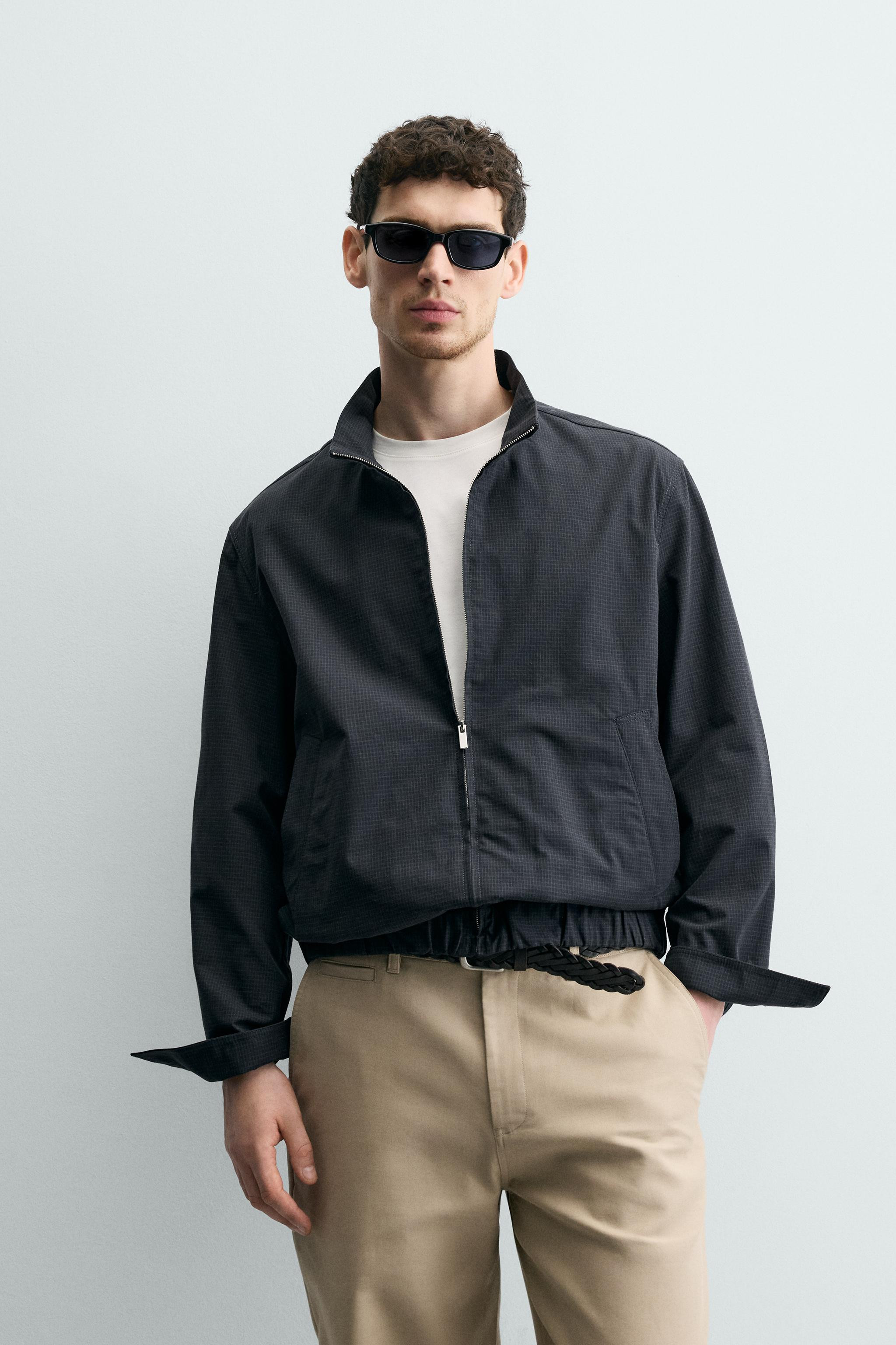 BOMBERJACKE IM REGULAR FIT MIT KAROMUSTER | Zara US