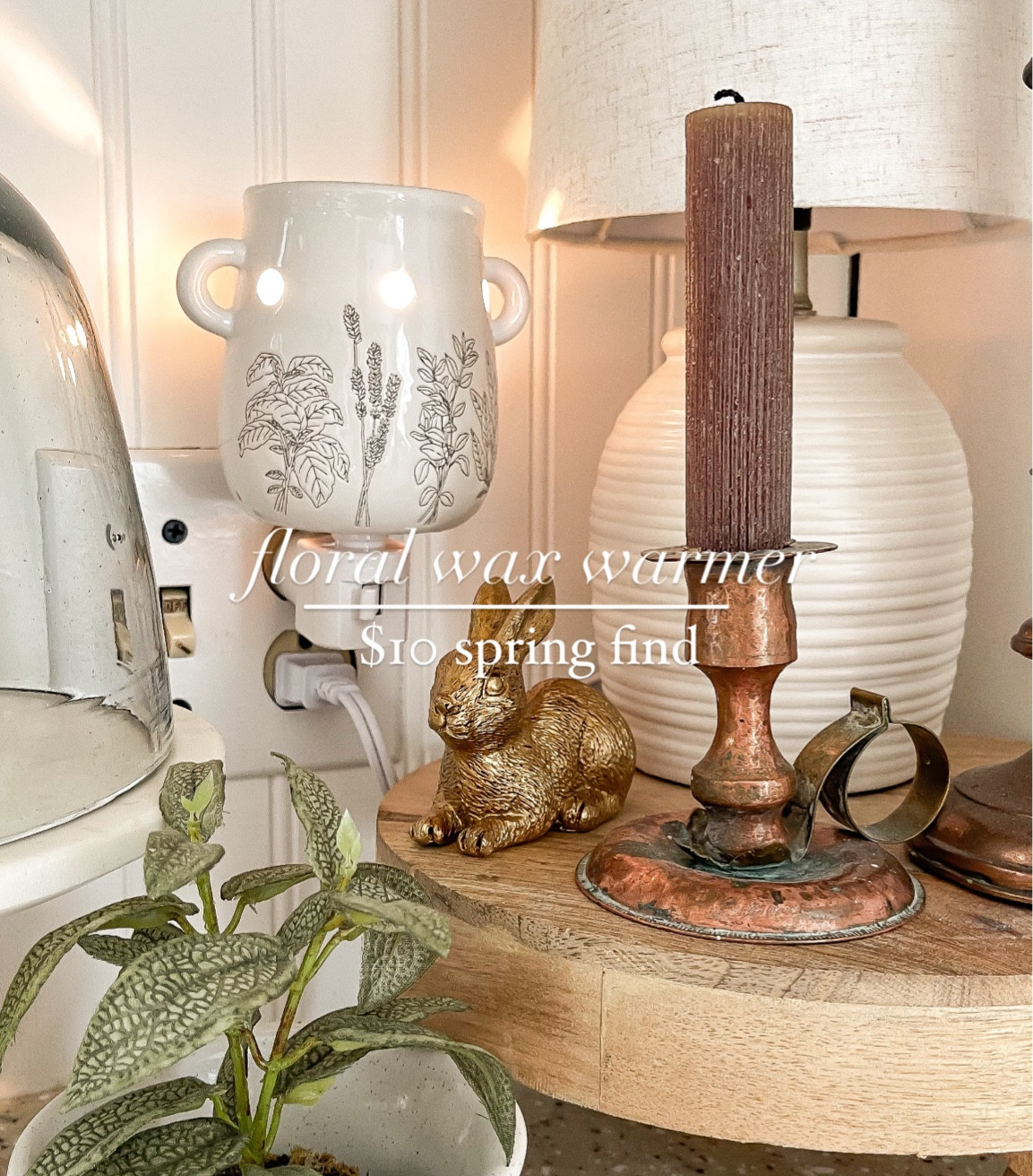 the cutest little wax warmer for Spring 🌿

#LTKSeasonal #LTKfindsunder50 #LTKhome