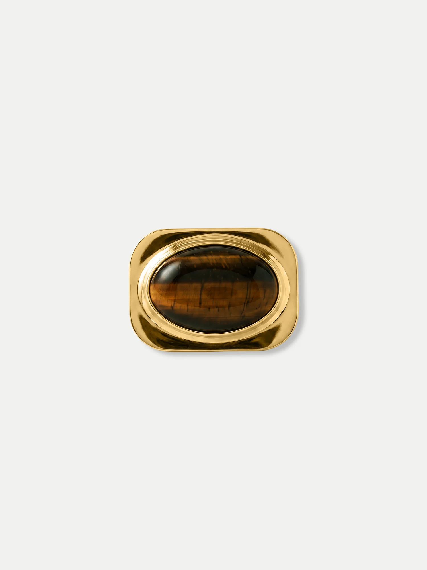 Tiger’s Eye Scarf Ring in Gold/Brown | Veronica Beard | Veronica Beard