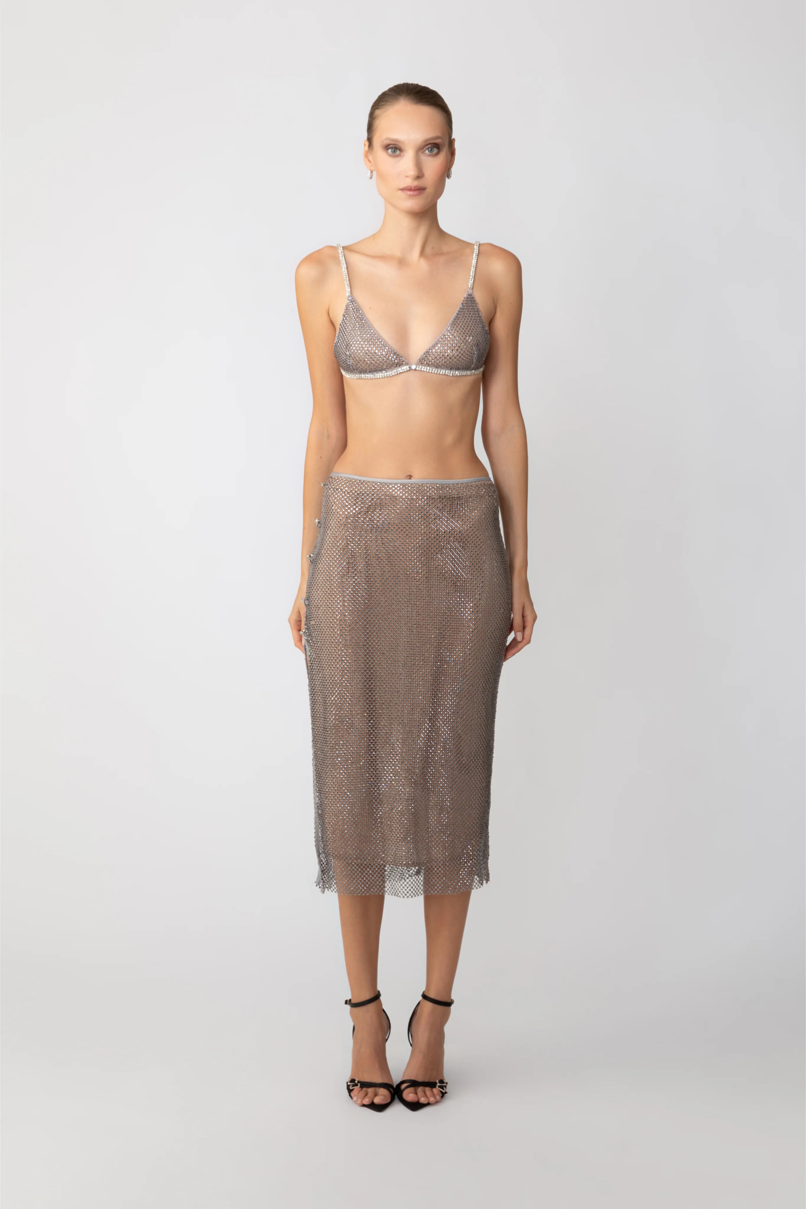 Carter Crystal Skirt | Sau Lee